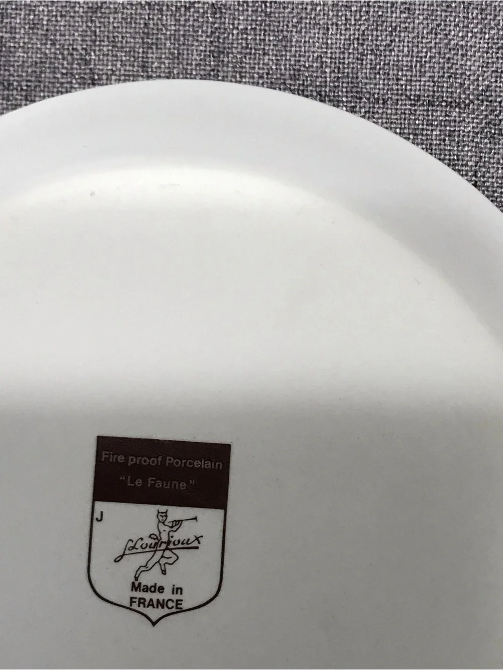 Vintage Louis Lourioux Au Gratin dish